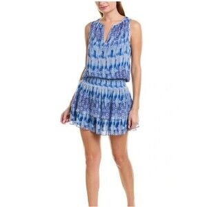 Ramy Brook Printed Jordana Silk Flowy Mini Dress